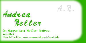 andrea neller business card